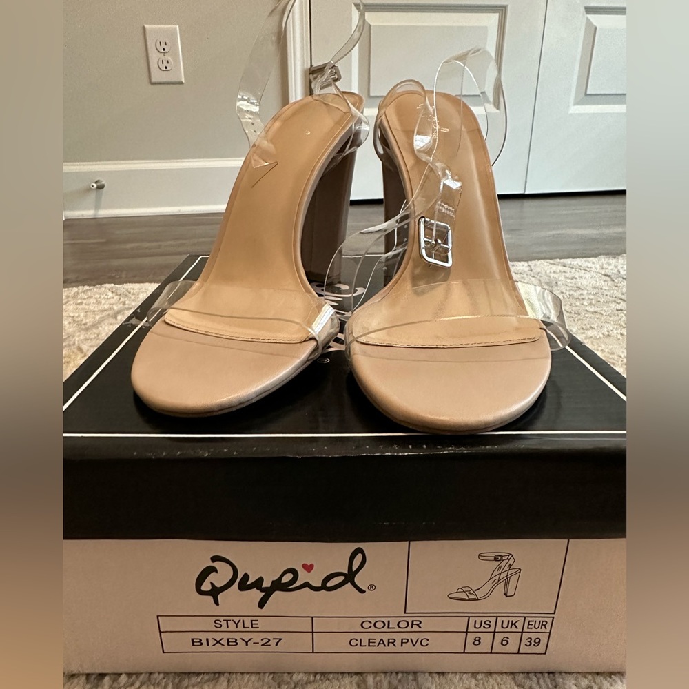 Clear / Nude Heels